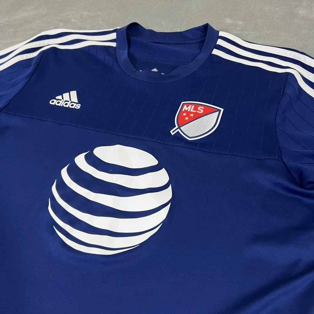 Adidas MLS All-Star 2015 Adizero Pre-Game Soccer Jersey Mens Large AT&T Sponser